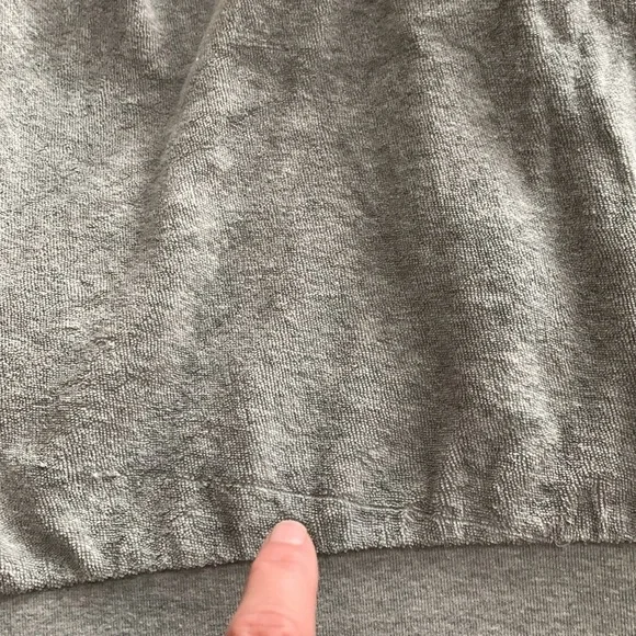 SUZIE KONDI Samos Oversized Sweatshirt Terry Heather Grey NWT - Picture 6 of 10